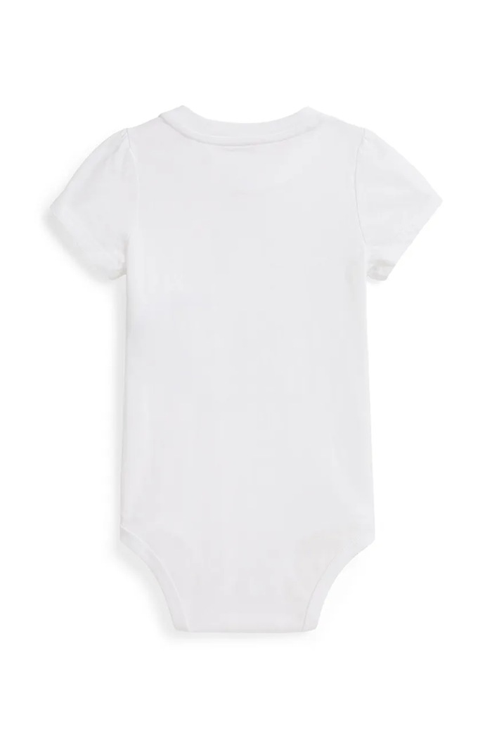 Βαμβακερά φορμάκια για μωρά Polo Ralph Lauren 310A96181001 λευκό SS26