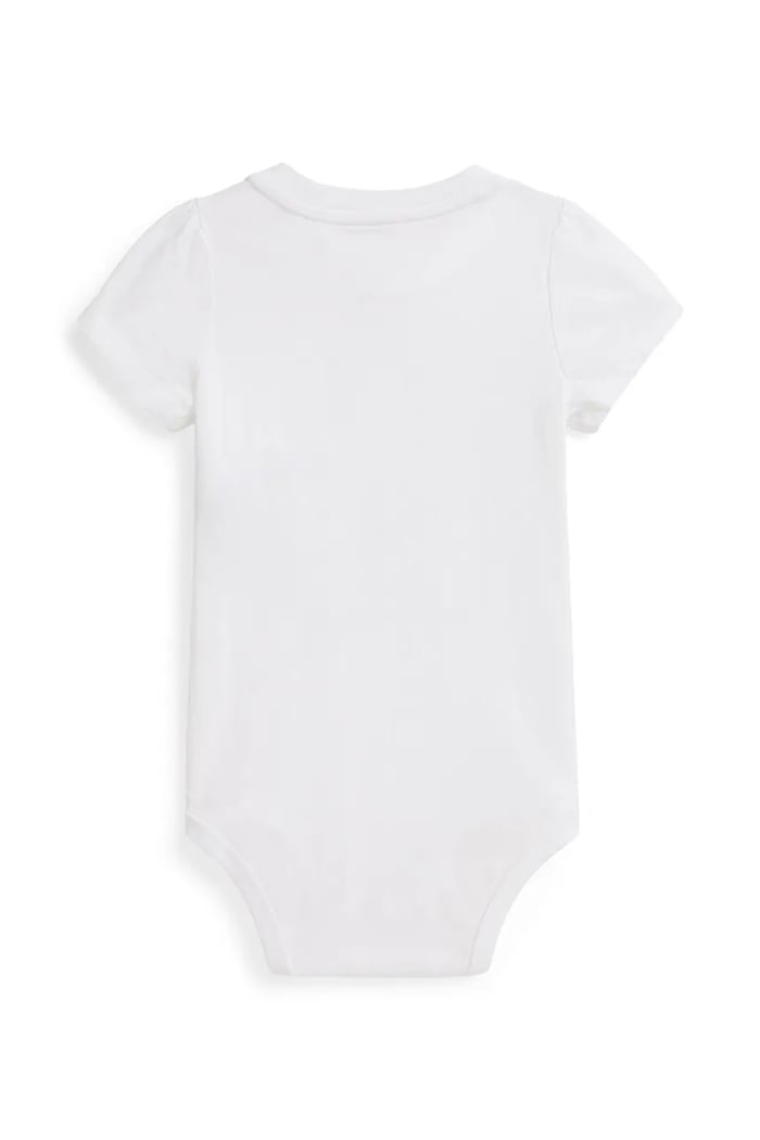 Βαμβακερά φορμάκια για μωρά Polo Ralph Lauren 310A96181001 λευκό SS26