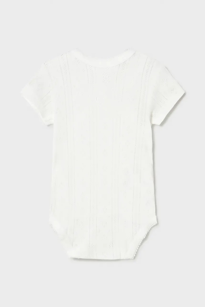 Mayoral Newborn pamut baba body 1701.2D.Newborn.PPY2 bézs SS26