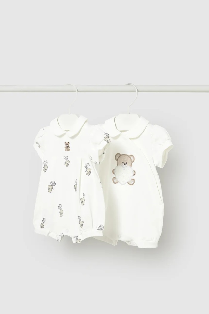 Mayoral Newborn rampe pentru copii 2-pack 2-pack bej 1704.2B.Newborn.PPY2