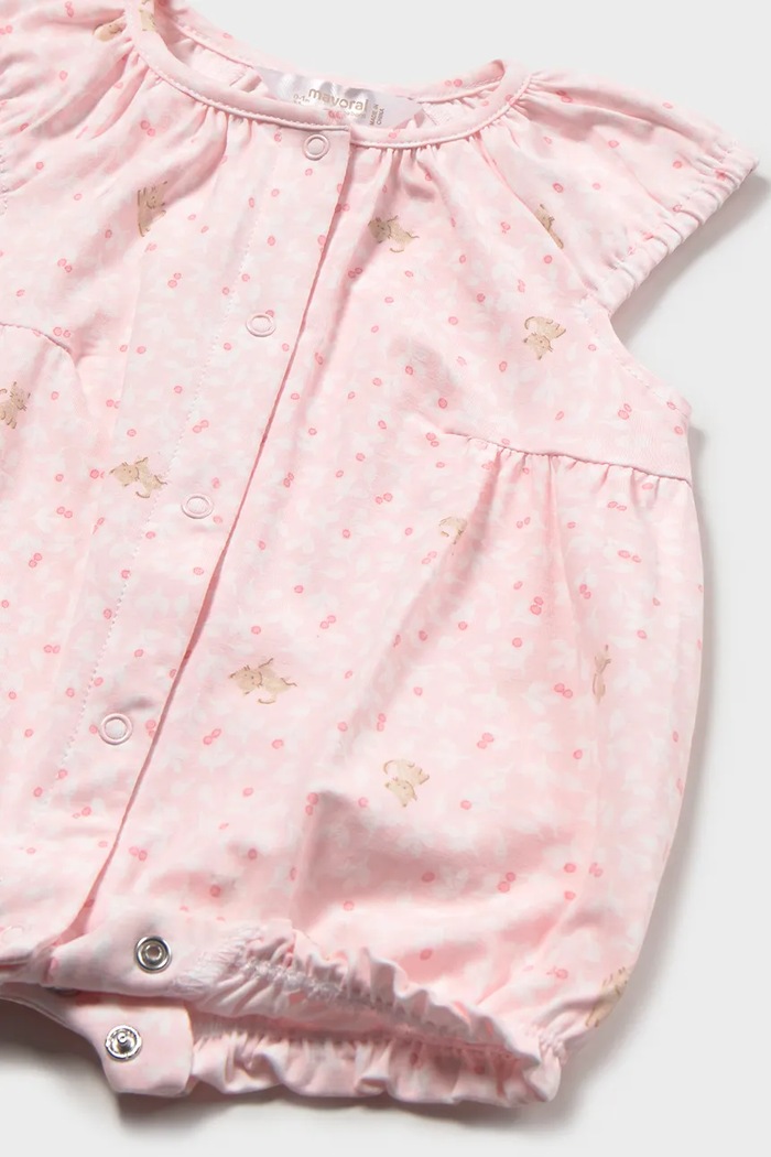 Dziewczynka Mayoral Newborn rampers niemowlęcy 1707.2F.Newborn.PPY2 różowy