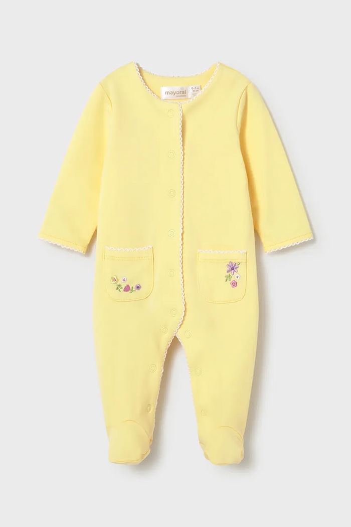 Mayoral Newborn costum bebe 2-pack 1708.2G.Newborn.PPY2 galben SS26