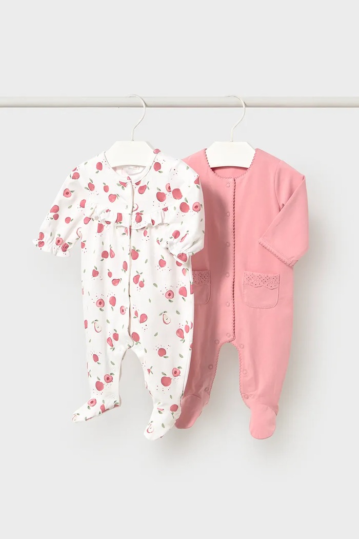 Бебешки ританки Mayoral Newborn (2 броя) 2 чифта розов 1708.2G.Newborn.PPY2