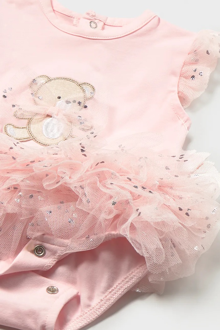Dievča Body pre bábätká Mayoral Newborn 1729.2B.Newborn.PPY2 ružová