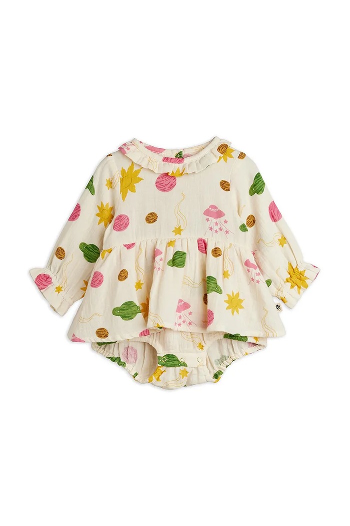 Mini Rodini body bawełniane niemowlęce Space multicolor 26240116
