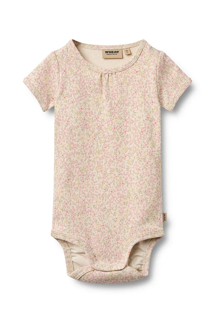 Wheat dojčenské bavlnené body ružová 9127.138.GOTS