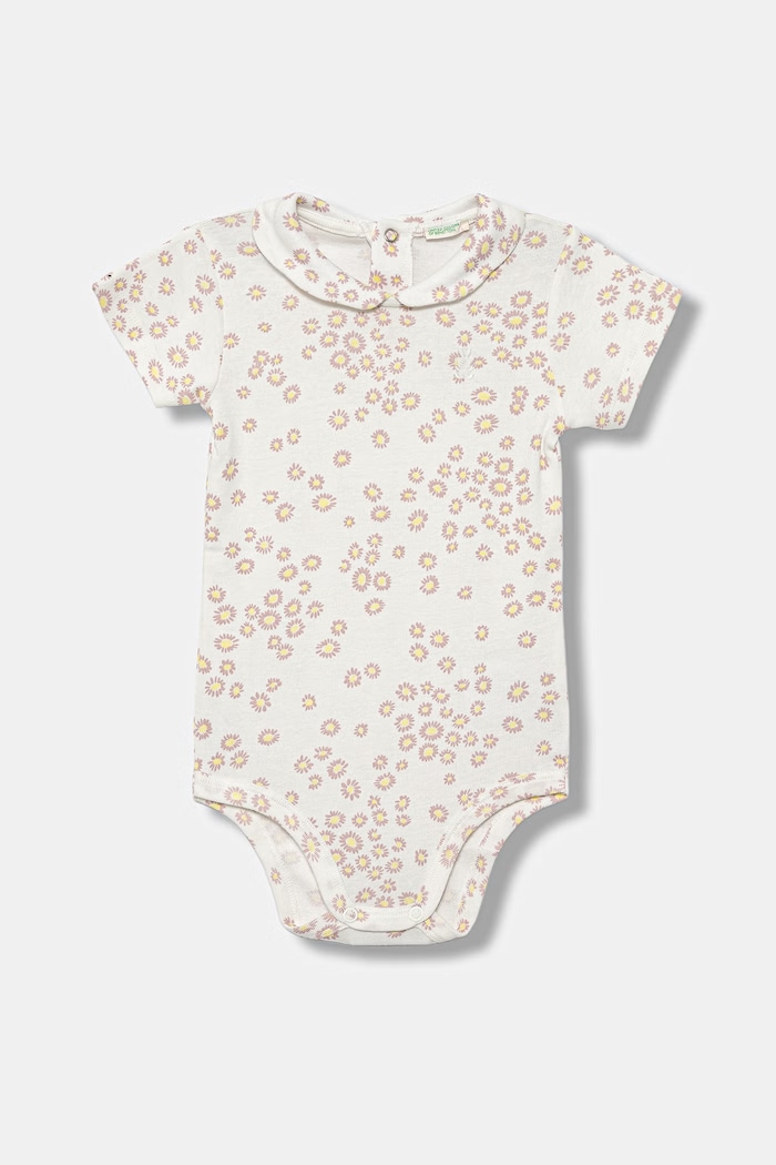 United Colors of Benetton body dojčenské bavlnené biela 30NDAB00Y.W.Stagionale