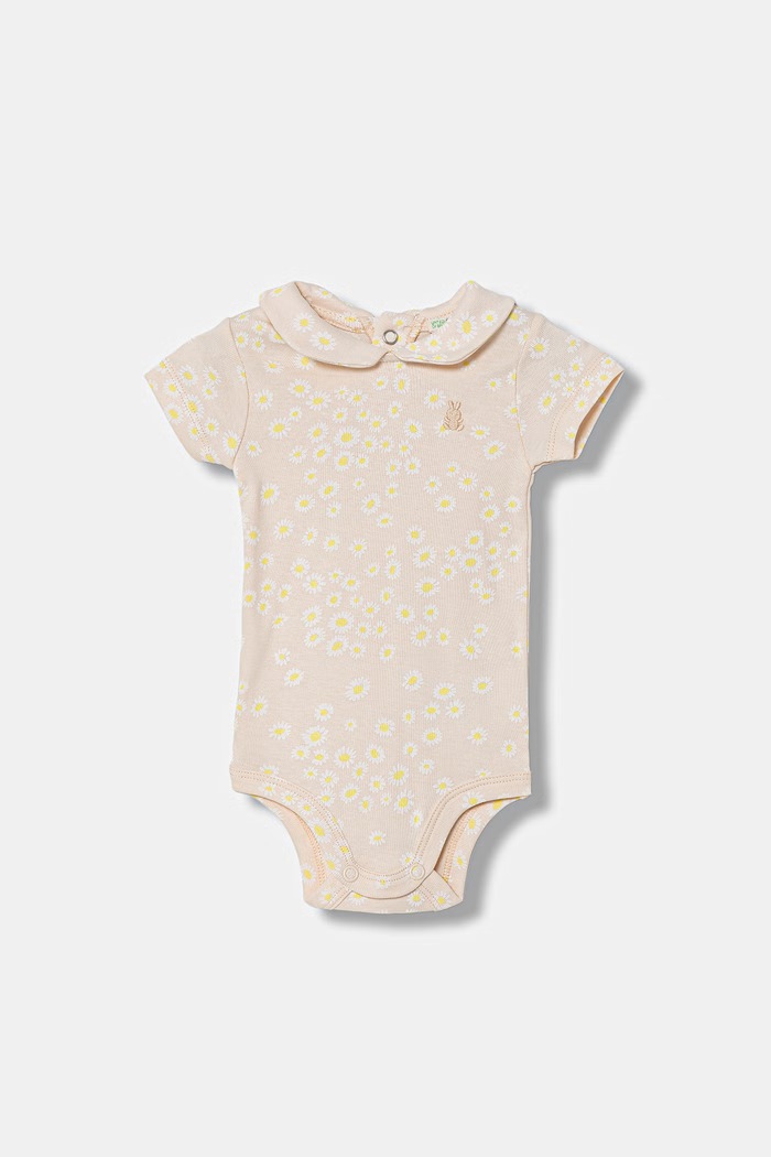 United Colors of Benetton body dojčenské bavlnené béžová 30NDAB00Y.W.Stagionale