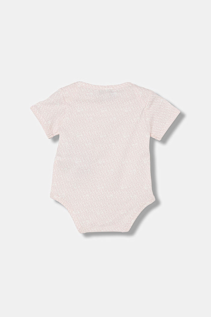 Emporio Armani body detské bavlnené 2-pak EY000010.AF22049 ružová SS26