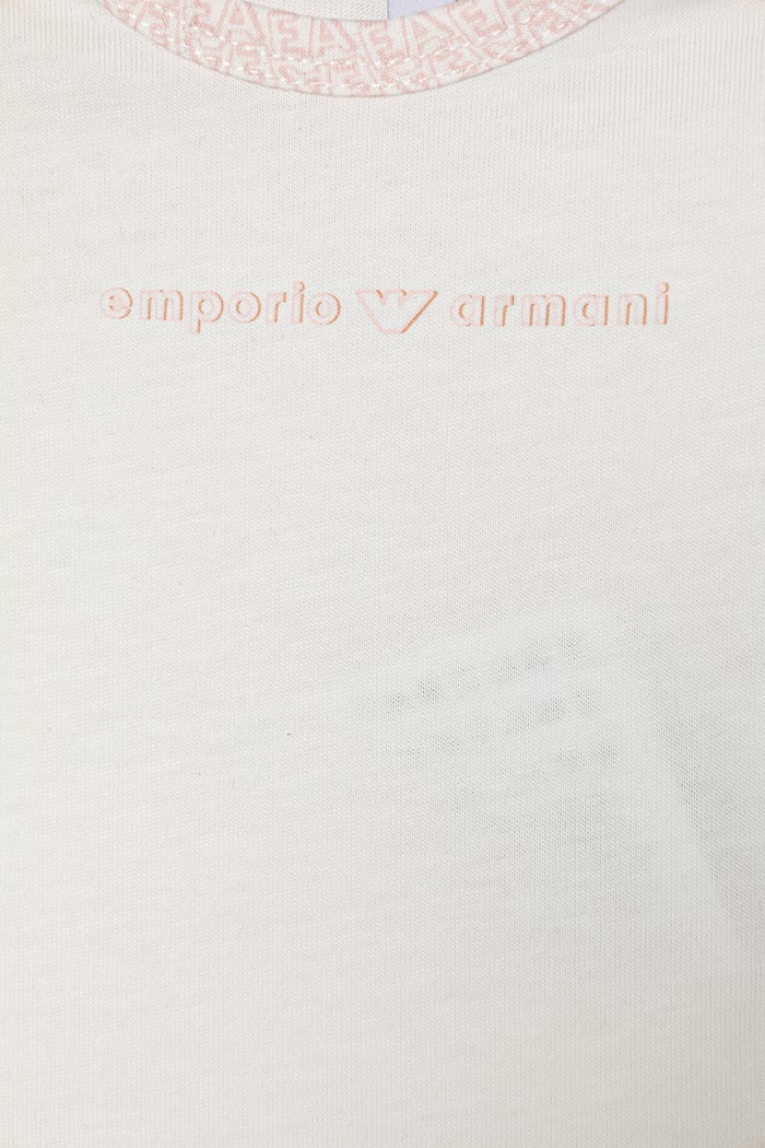 Emporio Armani body detské bavlnené 2-pak ružová EY000010.AF22049