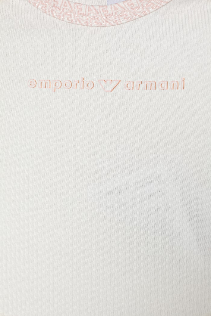 Emporio Armani body detské bavlnené 2-pak ružová EY000010.AF22049