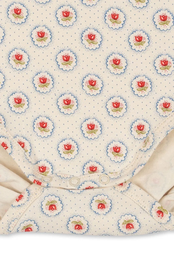 Konges Sløjd body niemowlęce BASIC LS BODY GOTS KS104673.PPY2 beżowy