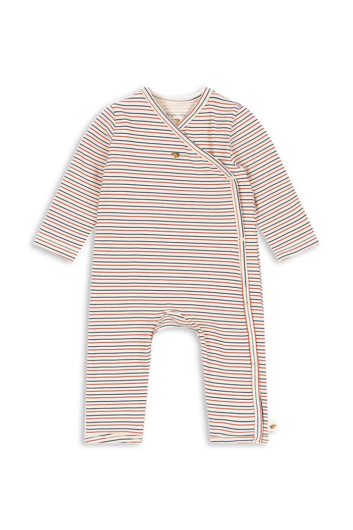 Konges Sløjd pajacyk niemowlęcy BASIC NEWBORN ONESIE GOTS Produkt niemowlęcy multicolor KS104675.PPY2