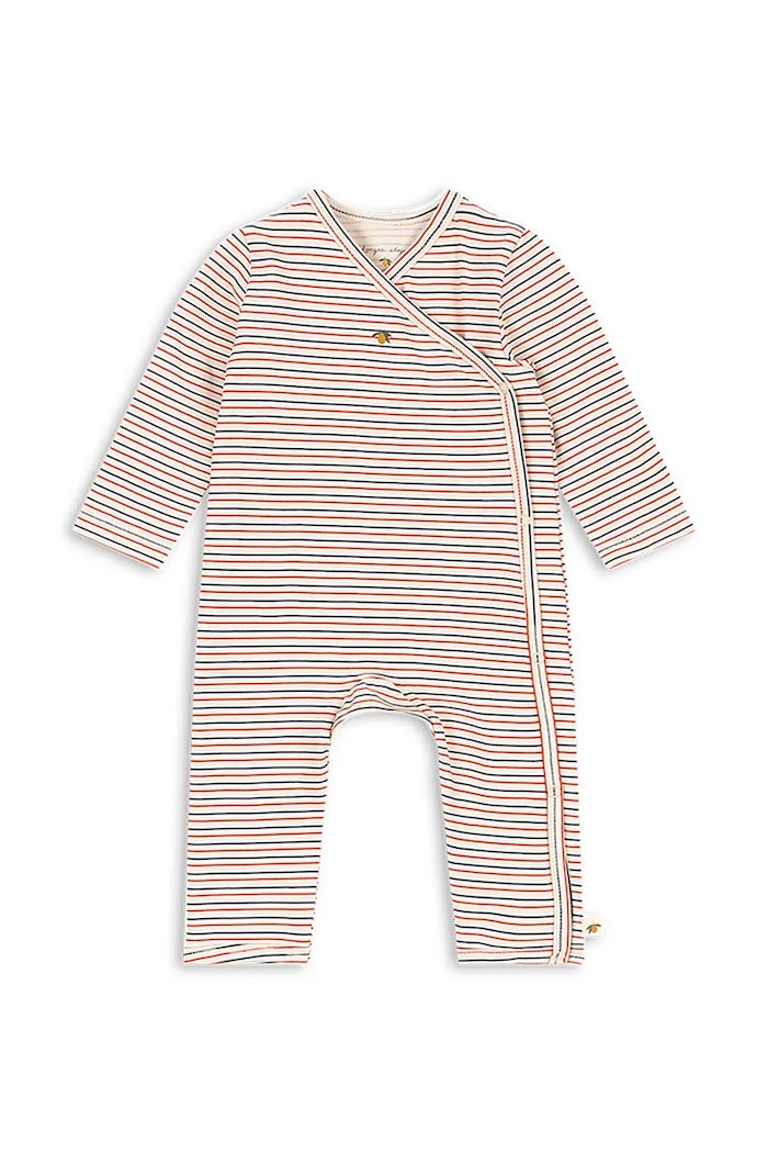 Konges Sløjd pajacyk niemowlęcy BASIC NEWBORN ONESIE GOTS Produkt niemowlęcy multicolor KS104675.PPY2