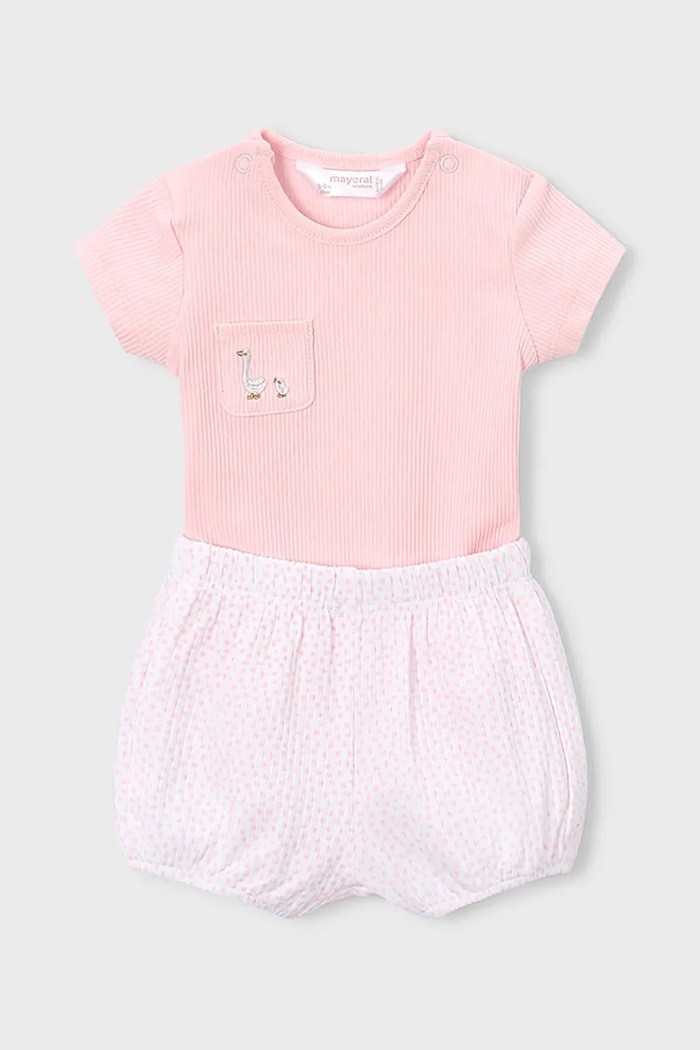 Mayoral Newborn body niemowlęce 2-pack 1630.1A.Newborn.PPY2 różowy SS26