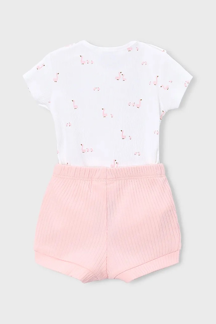 Chłopiec Mayoral Newborn body niemowlęce 2-pack 1630.1A.Newborn.PPY2 różowy