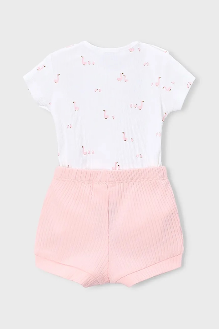 Chłopiec Mayoral Newborn body niemowlęce 2-pack 1630.1A.Newborn.PPY2 różowy