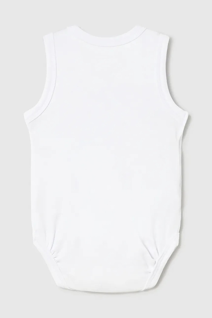 Бебешко боди от памук Mayoral Newborn 1712.1B.Newborn.PPY2 бял SS26