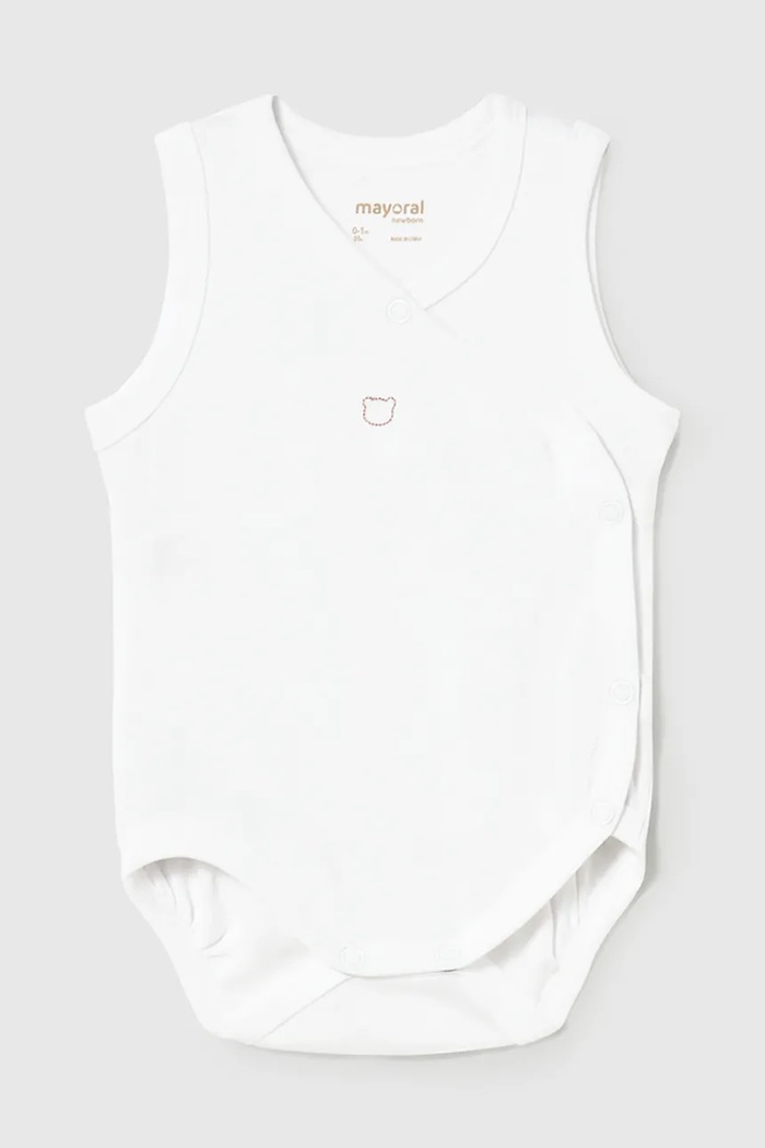 Mayoral Newborn body din bumbac pentru bebeluși bej 1712.1B.Newborn.PPY2