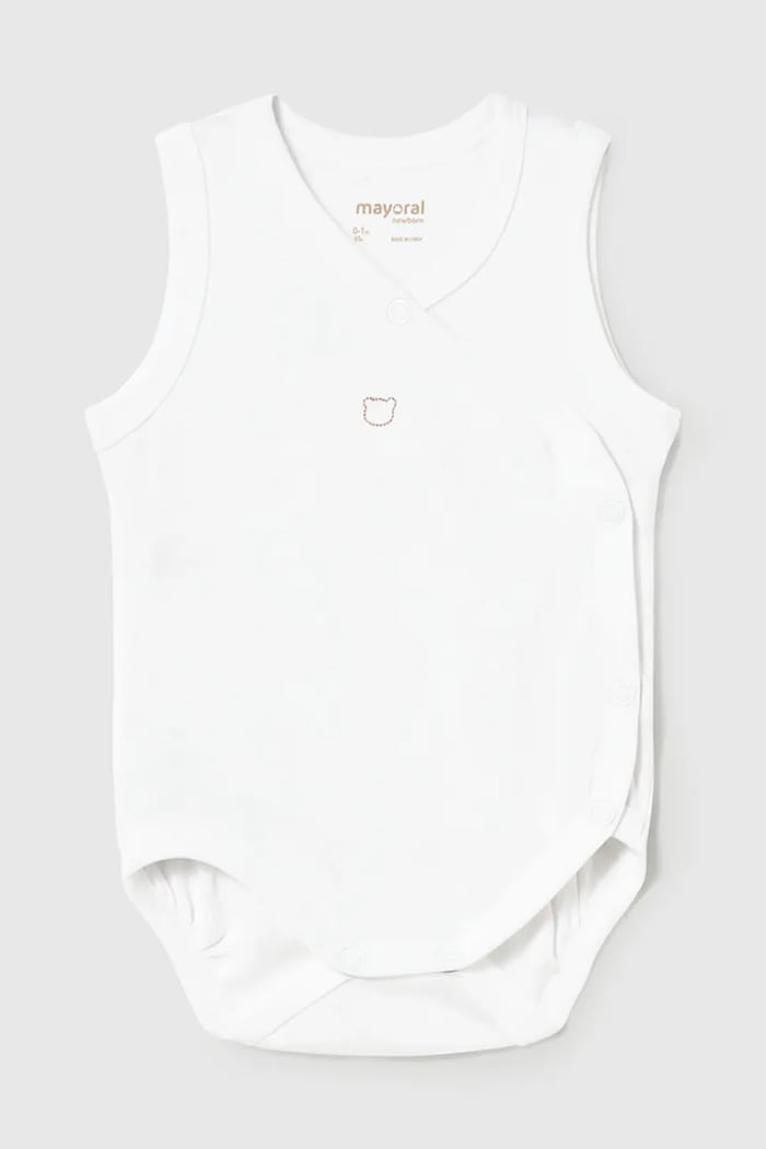 Mayoral Newborn body din bumbac pentru bebeluși bej 1712.1B.Newborn.PPY2