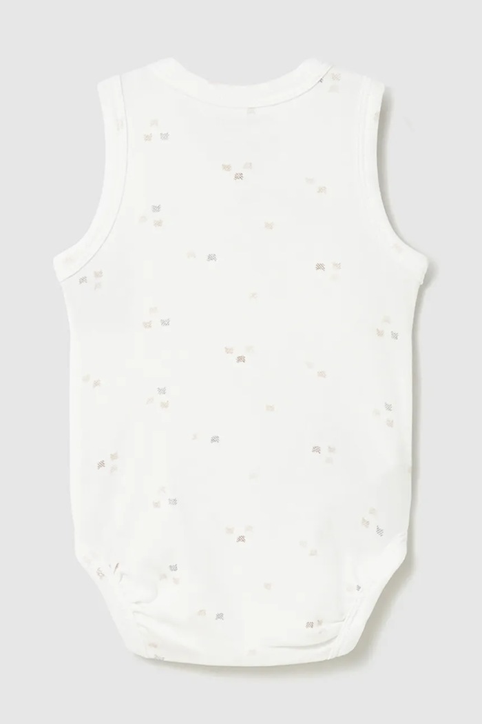 Mayoral Newborn body bawełniane niemowlęce 1712.1B.Newborn.PPY2 beżowy SS26