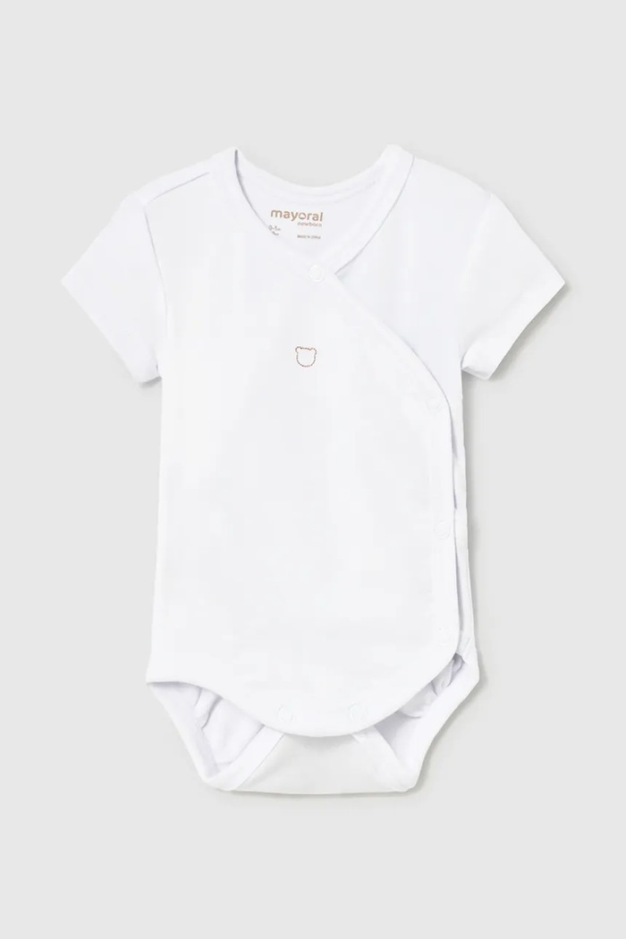 Бебешко боди Mayoral Newborn бял 1713.1B.Newborn.PPY2