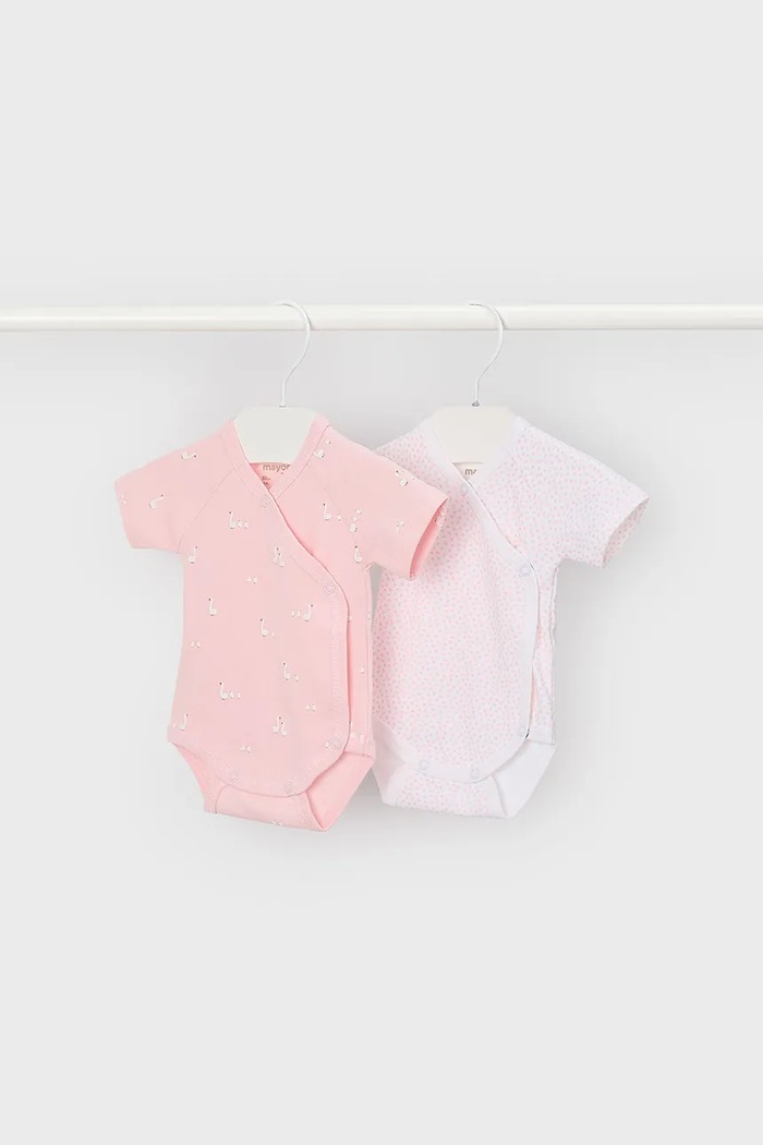 Mayoral Newborn body niemowlęce 2-pack różowy 1725.1A.Newborn.PPY2