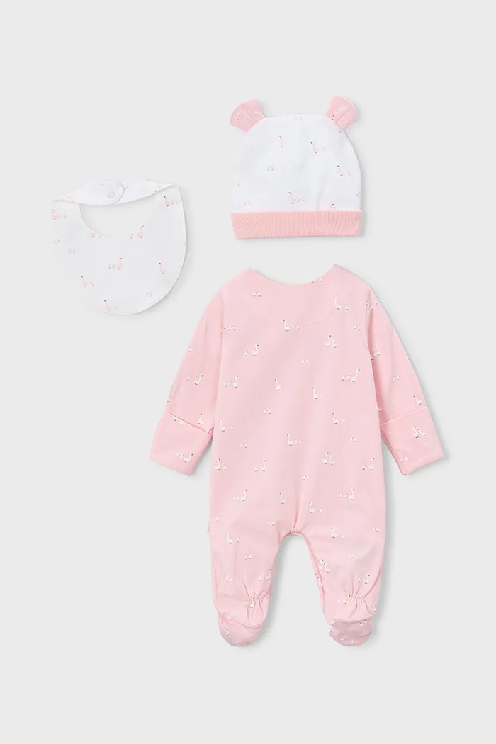 Mayoral Newborn śpioszki niemowlęce 1728.1A.Newborn.PPY2 różowy SS26