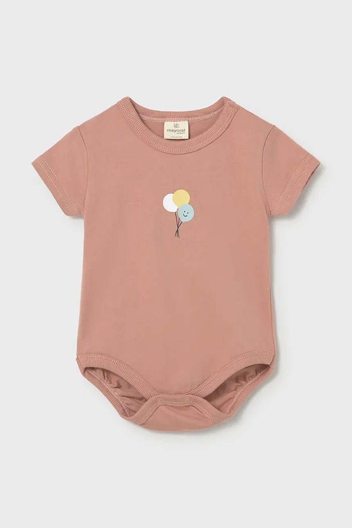 Дитяче бавовняне боді Mayoral Newborn 2-pack 1739.2A.Newborn.PPY2 рожевий SS26