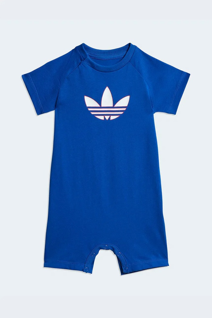 adidas Originals salopetă scurtă bebeluși bumbac KD1047 bleumarin SS26