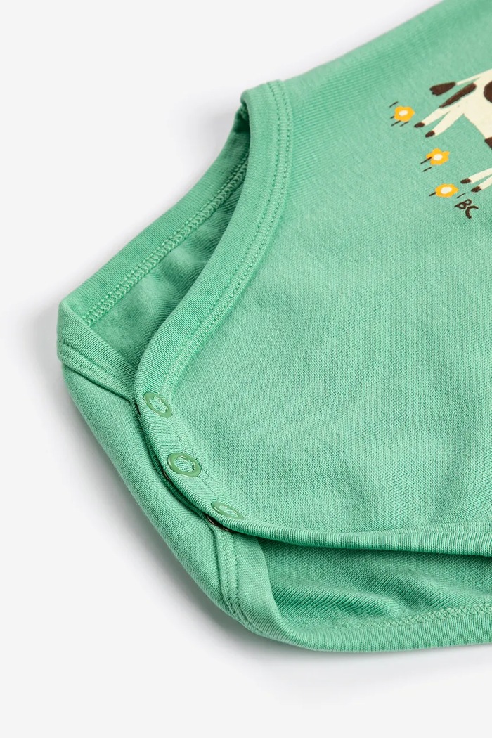 Chlapec Body pre bábätká Bobo Choses Farm Adventure 126AB004 tyrkysová