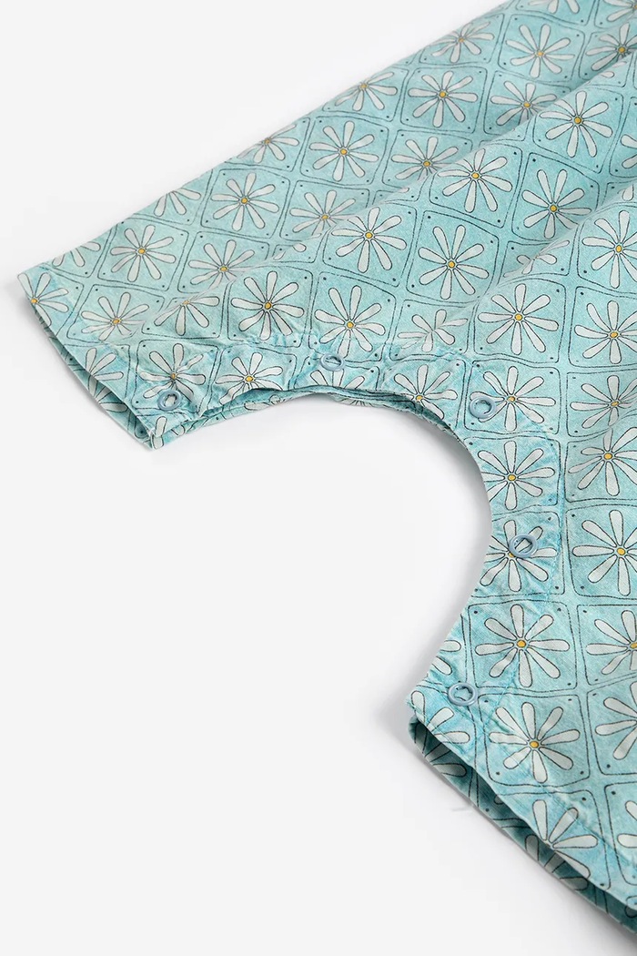 Βρεφικά βαμβακερά φορμάκια Bobo Choses Daisy Mosaic μπλε 126AB080