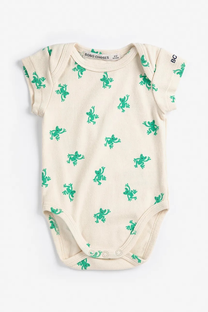 Φορμάκι μωρού Bobo Choses Hopping Frog λευκό 126AB139