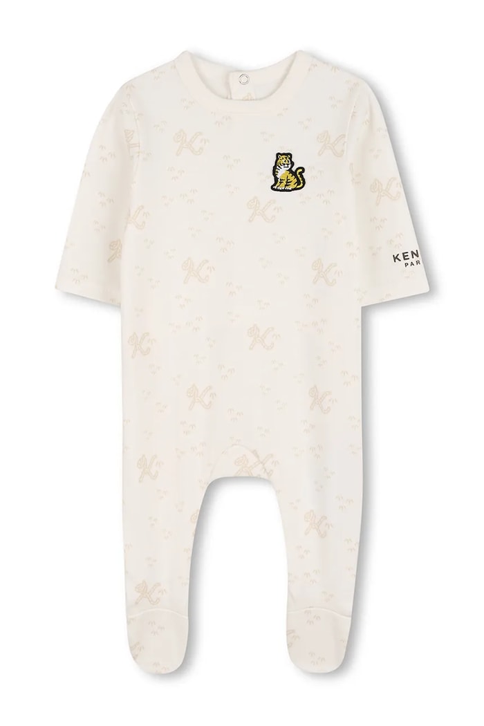 Chlapec Bavlnené dupačky pre bábätká Kenzo Kids 2-pak K61616 čierna