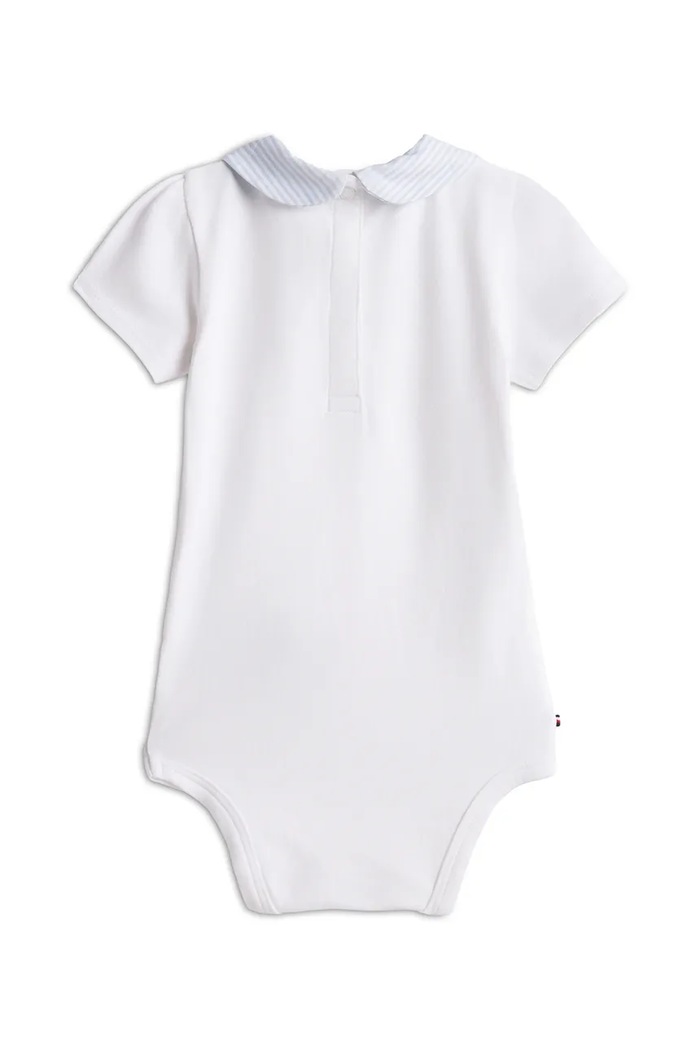 Tommy Hilfiger body dziecięce bawełniane KN0KN02364.PPY2 biały SS26