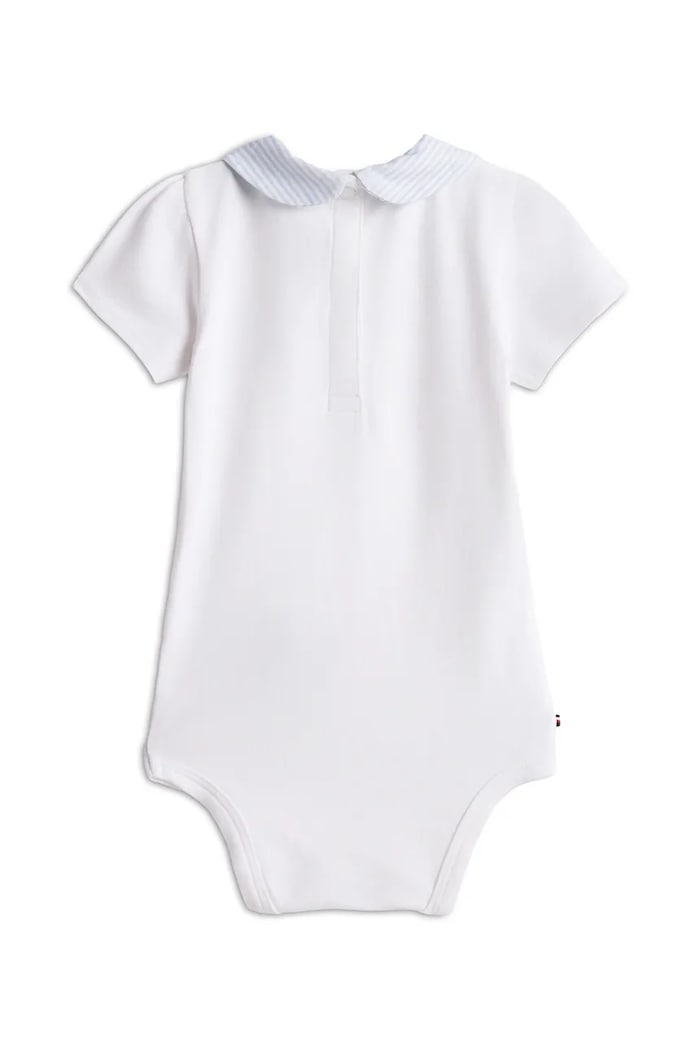 Tommy Hilfiger body dziecięce bawełniane KN0KN02364.PPY2 biały SS26