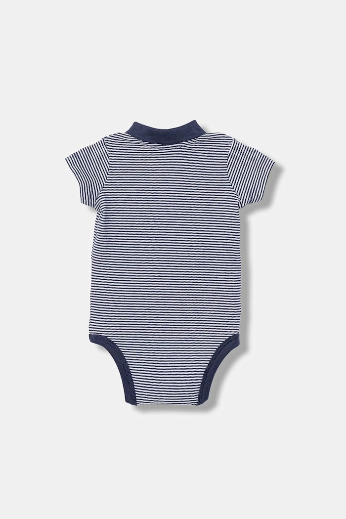 United Colors of Benetton dojčenské bavlnené body s elastanom 32TDAB00W.W.Stagionale tmavomodrá SS26