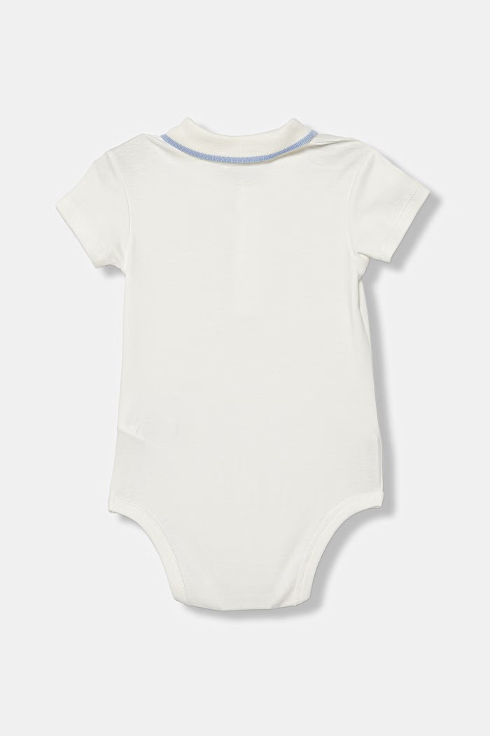United Colors of Benetton detské bavlnené body 3CDIAB00X.W.Stagionale biela SS26