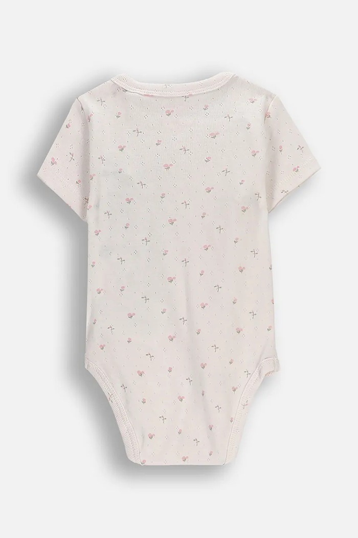 Coccodrillo body dojčenské bavlnené WC6112701TGN béžová SS26