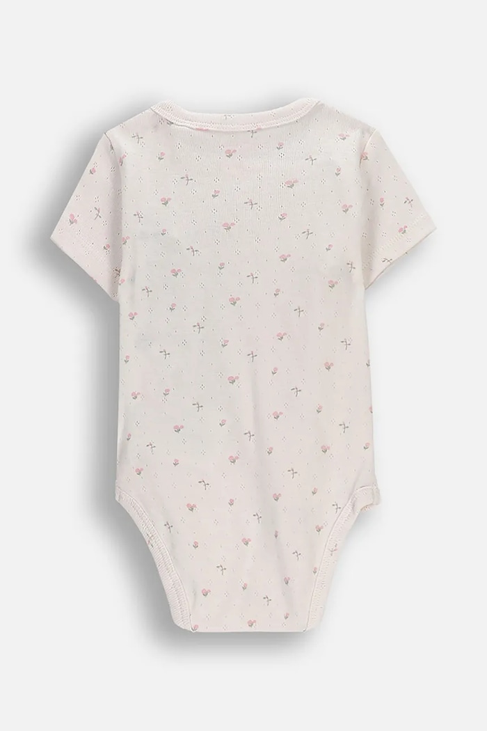 Coccodrillo body dojčenské bavlnené WC6112701TGN béžová SS26