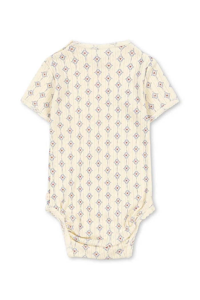 Konges Sløjd body bébi pamut MINNIE SS BODY GOTS KS105483.PPY2 bézs SS26