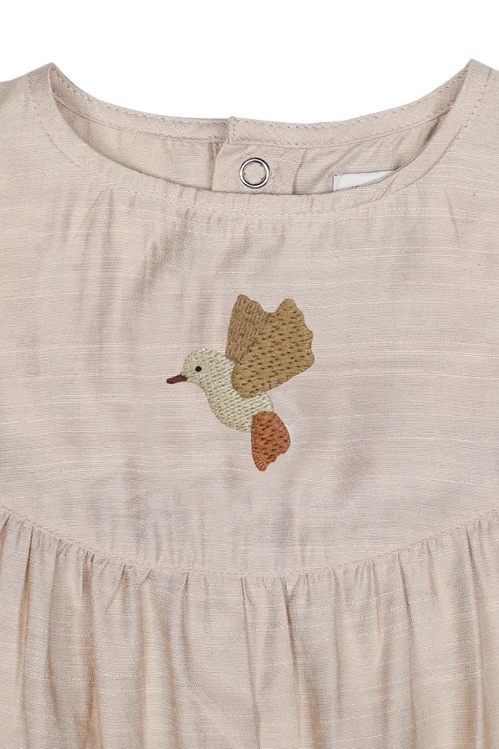 Donsje detský overal Sabla Playsuit Hummingbird béžová 3045301