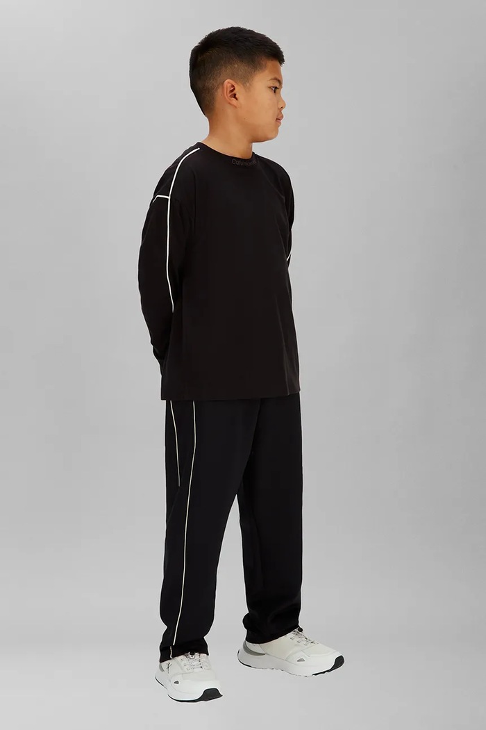 Detská bavlnená košeľa s dlhým rukávom Calvin Klein Jeans IB0IB02612.128.176.PPY2 čierna