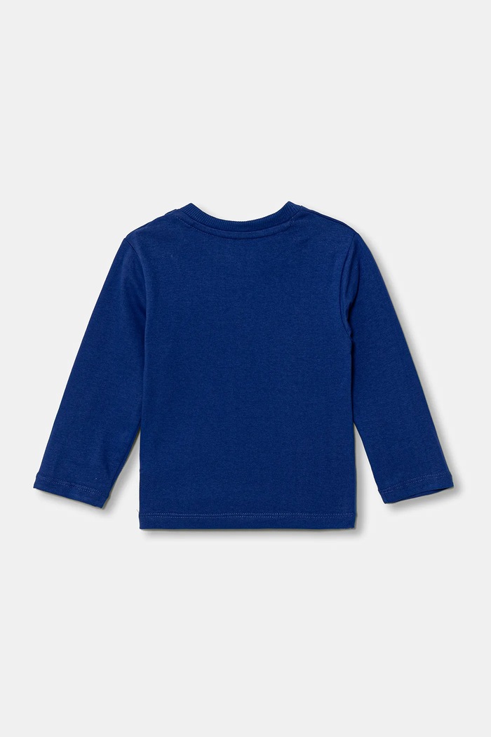 Guess gyerek pamut hosszú ujjú felső N6RI01.K8HM4.PPY2 kék SS26