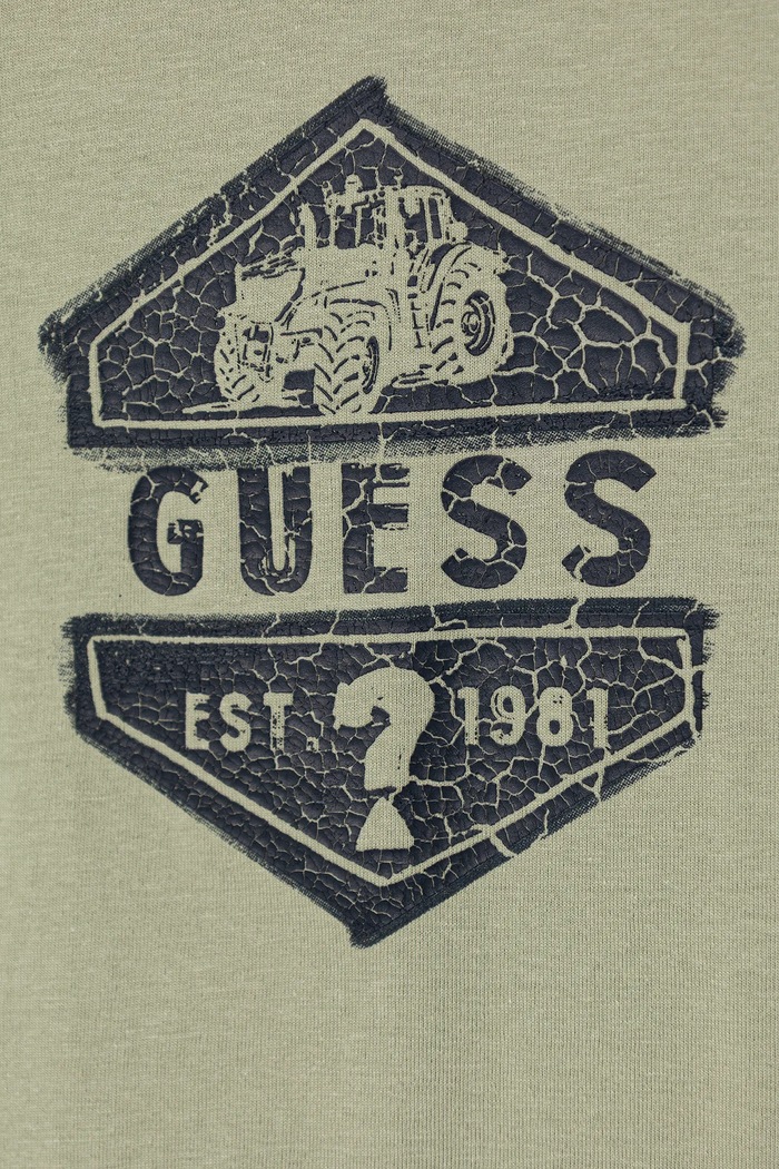 Мальчик Хлопковый детский лонгслив Guess N6RI19.K8HM4.PPY2 зелёный