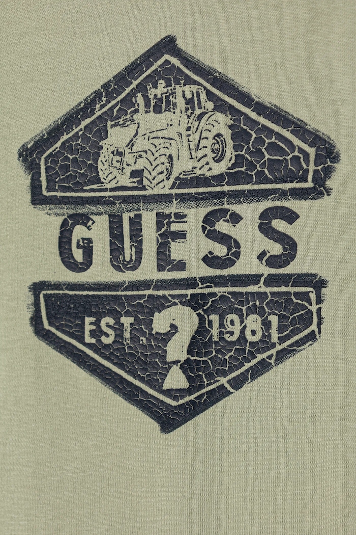 Мальчик Хлопковый детский лонгслив Guess N6RI19.K8HM4.PPY2 зелёный