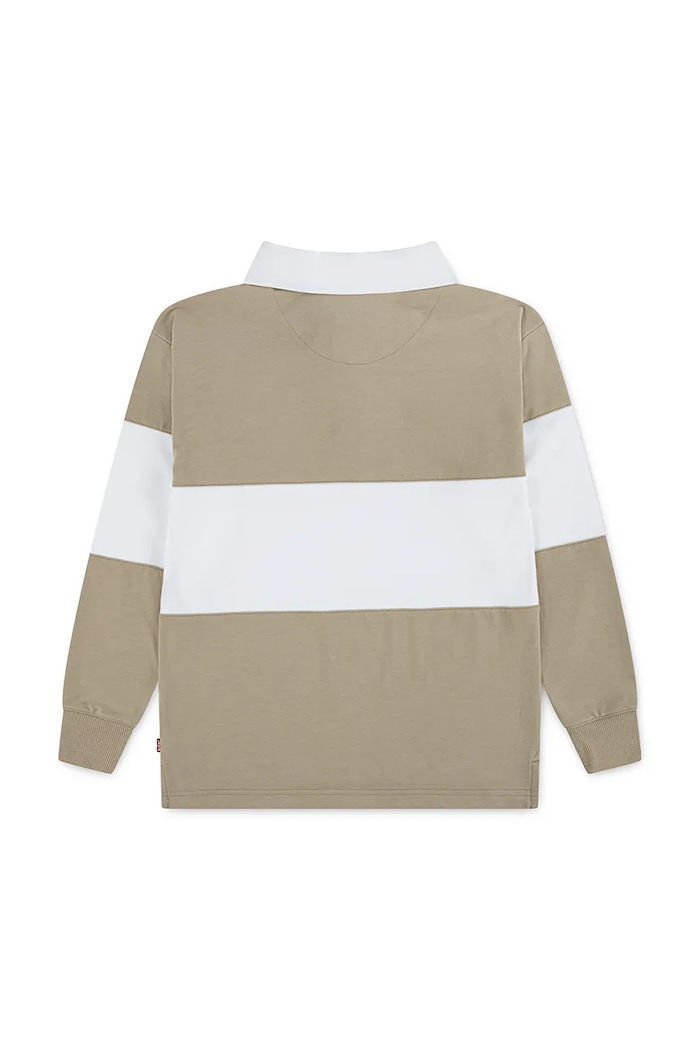 Levi's longsleeve copii TIMELESS RUGBY POLO 8EP601 bej SS26