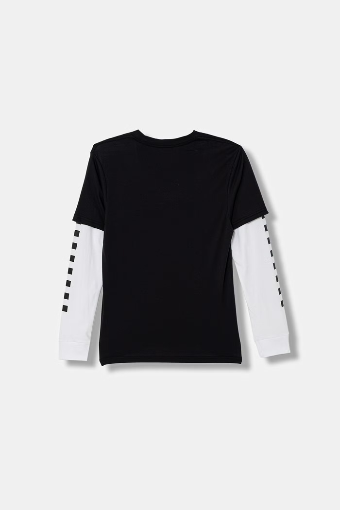Vans gyerek pamut hosszú ujjú felső VN0A49OYY281 fekete SS26