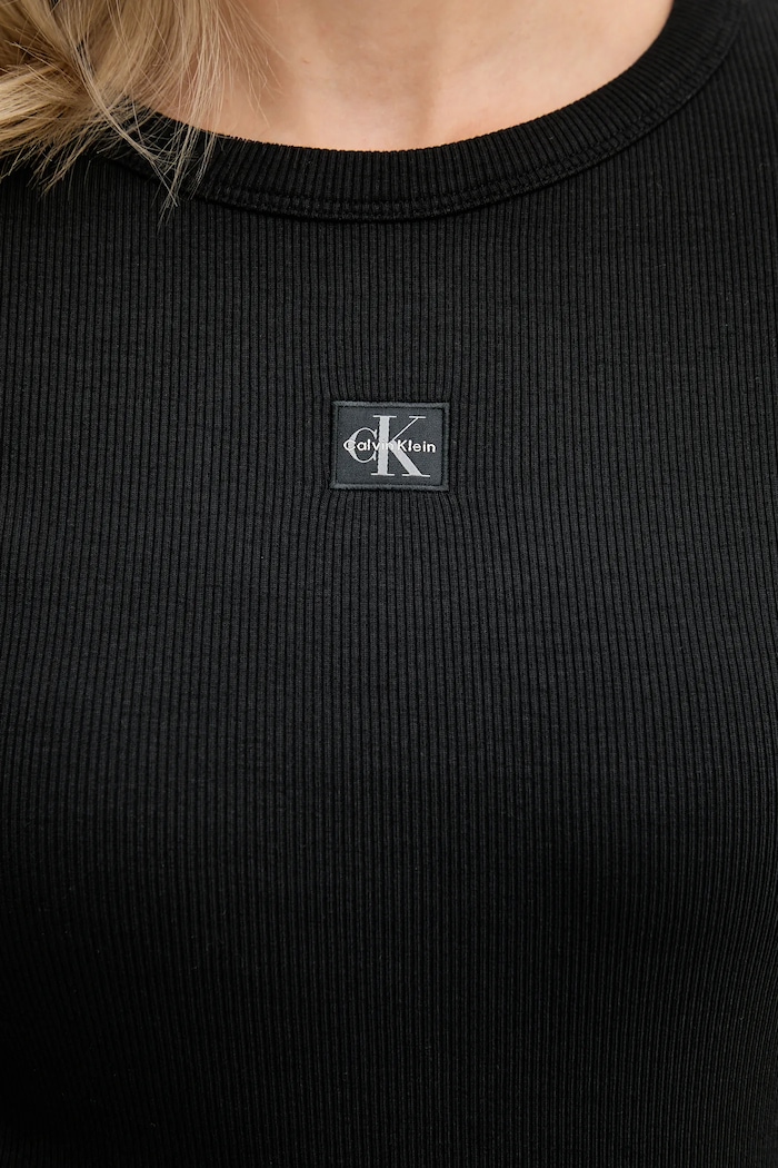 Calvin Klein Jeans hosszú ujjú LV047E205G fekete