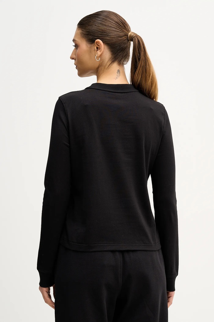 Ruházat Calvin Klein Jeans pamut hosszúujjú LV047E820G fekete